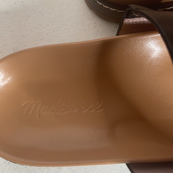 Madewell  The Charley Double-Strap Slide Sandal Sz 8/Black - Picture 6 of 8